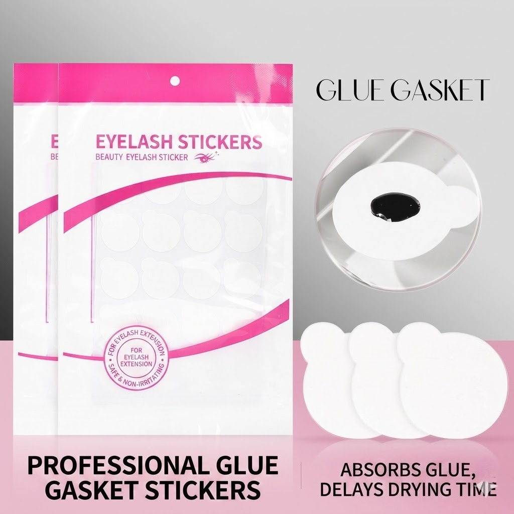 Eyelash Extension Menu - 100 pegatinas/5 hojas de almohadillas adhesivas