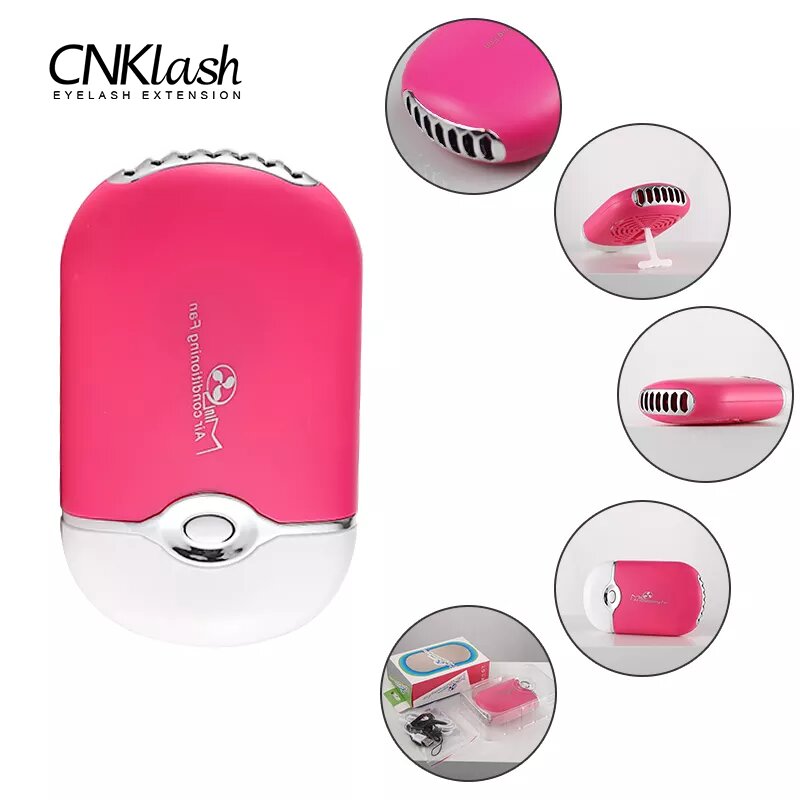 Eyelash Extension Remover At Home - Miniventilador USB para pestañas, herramienta de