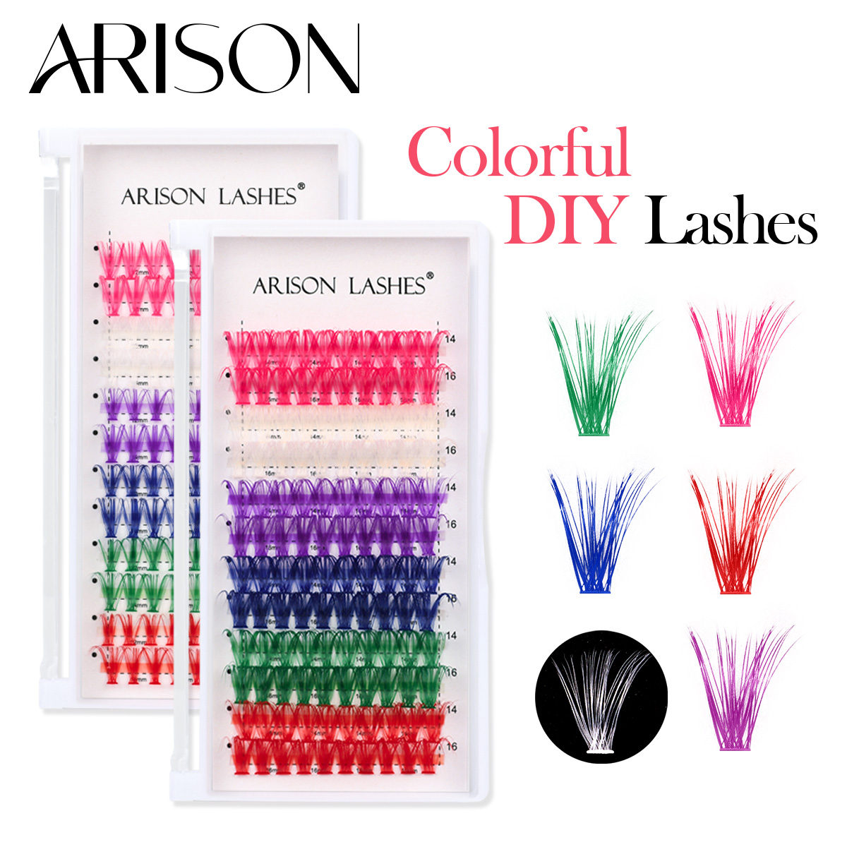 Lash Tile Palette - ARISON 12 filas de pestañas de
