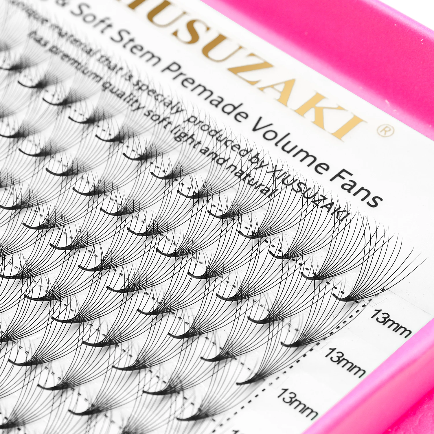 Eyelash Extension Hybrid - XIUSUZAKI 16 líneas volumen prefabricado Fans