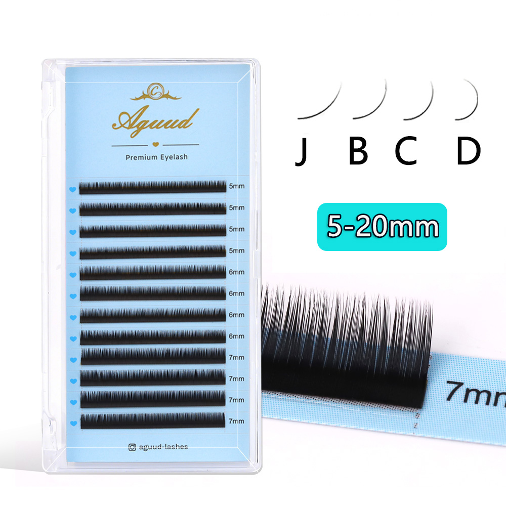 Eyelash Extension Hybrid - AGUUD J B Curl pestañas inferiores