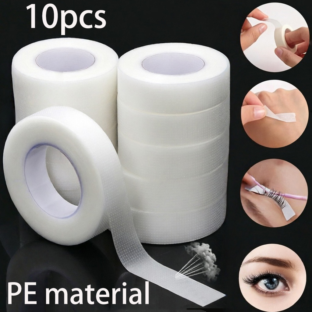 Tape Breathable Lash - 10 Rollos de Cinta Adhesiva para