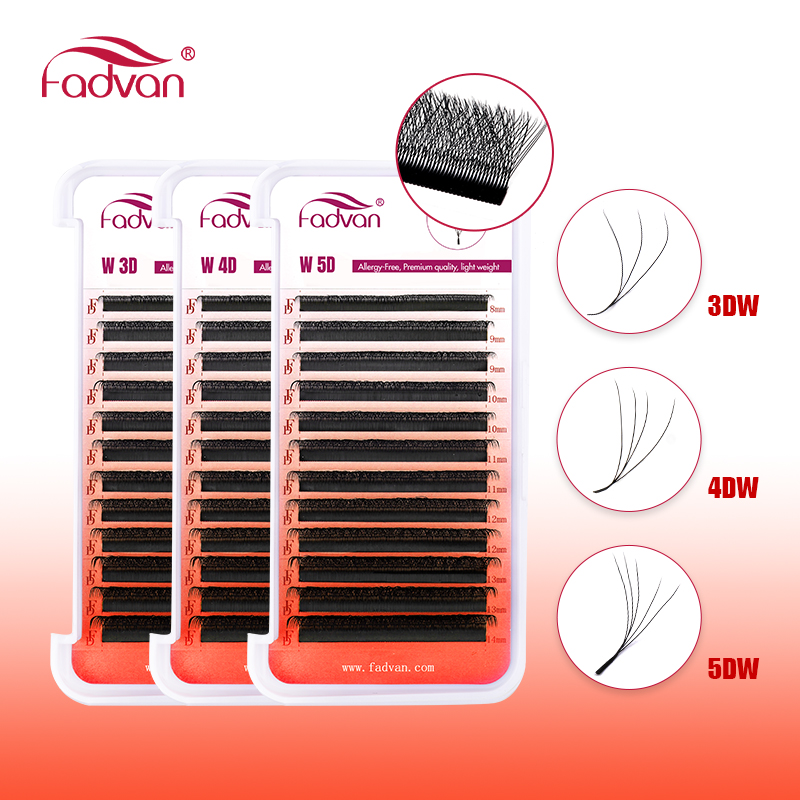 Eyelash Extension Hybrid - Pestañas FADVAN W 3D 4D 5D