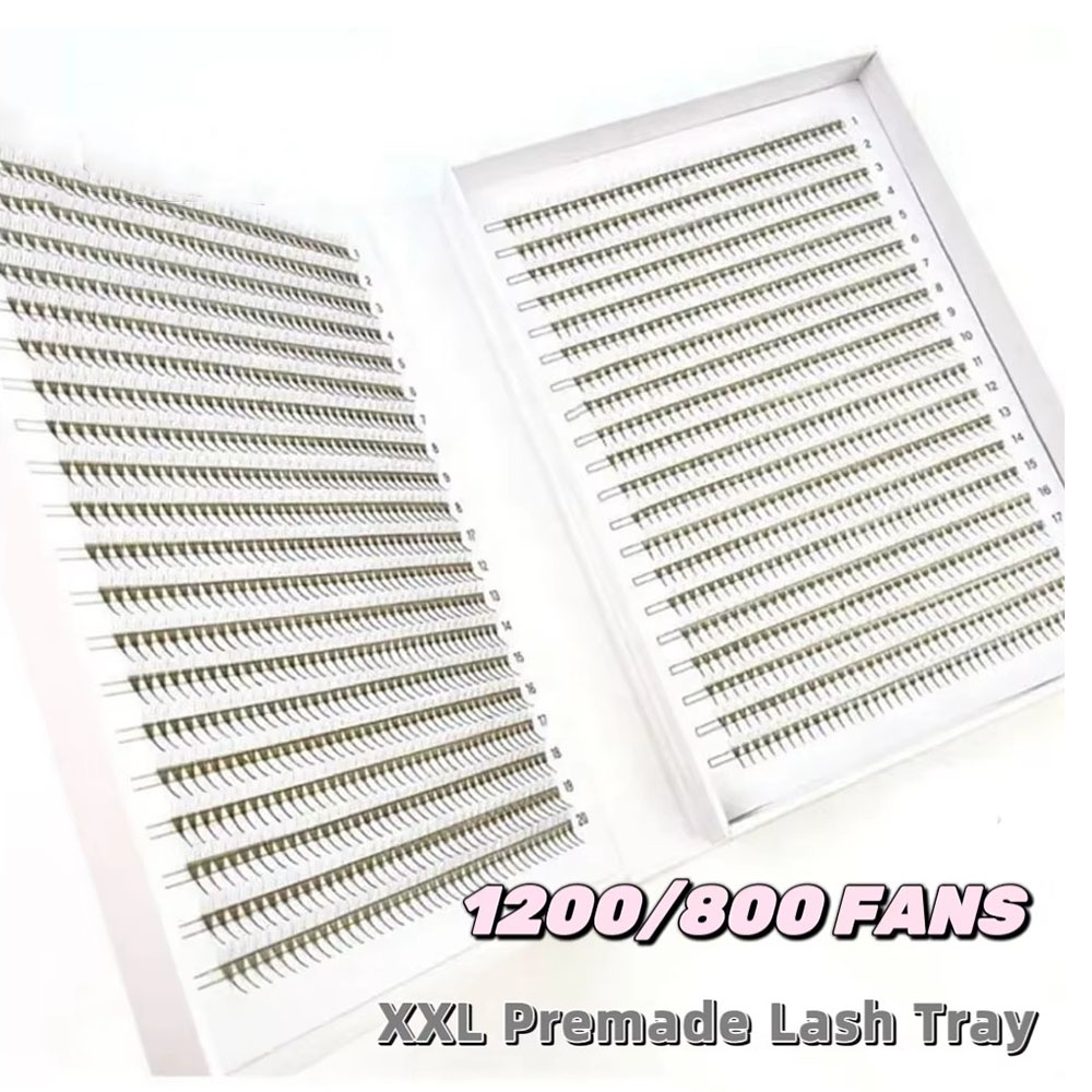Eyelash Extension Hybrid - 2D-16D 1600/880 ventiladores PBT híbridos prefabricados