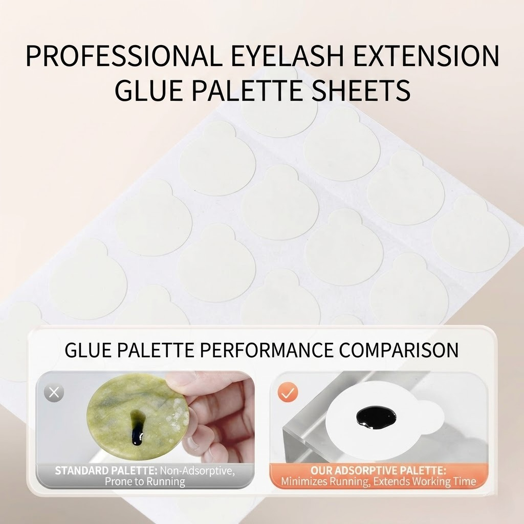 100 pegatinas/5 hojas de almoh - Eyelash Extension Menu reseña y precio
