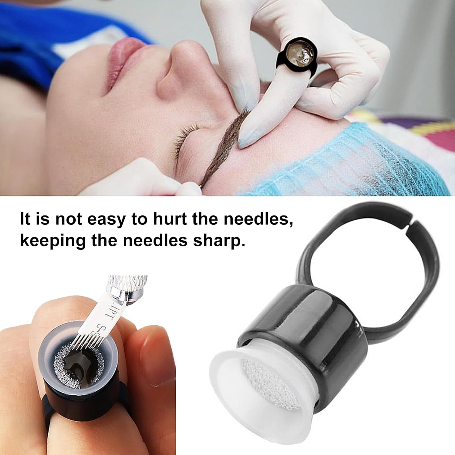 50/100 Uds. Tazas de anillo de - Eyelash Extension Permanent reseña y precio