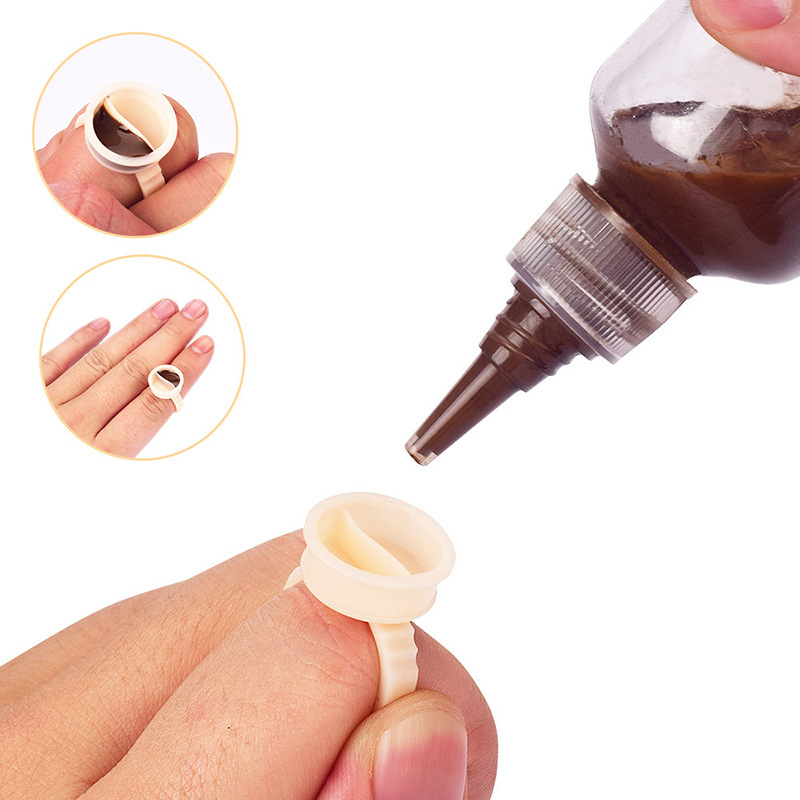 100 Anillos de Silicona Desech - Eyelash Extension Permanent reseña y precio