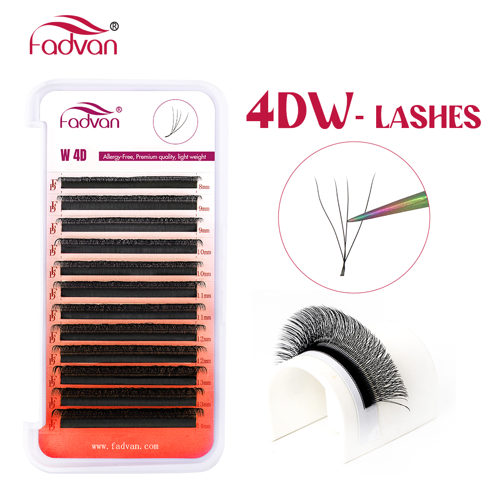 Pestañas FADVAN W 3D 4D 5D 8-1 - Eyelash Extension Hybrid reseña y precio