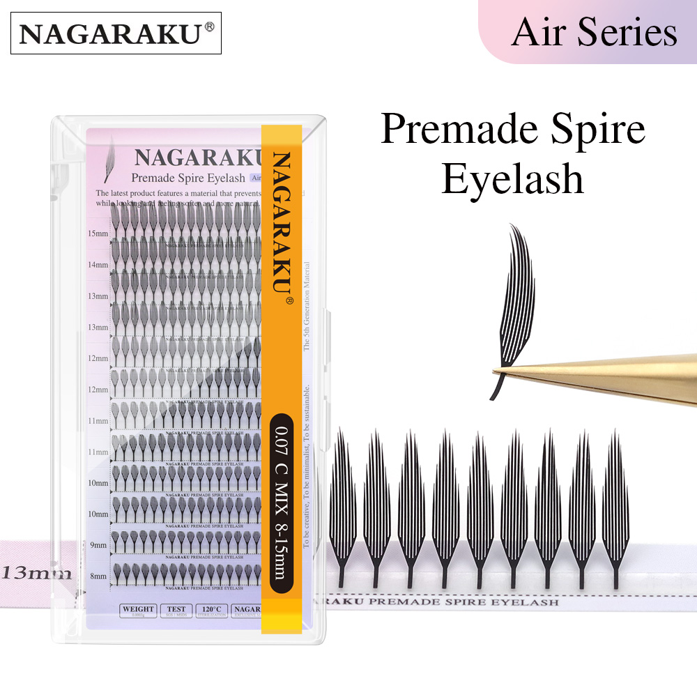 NAGARAKU Prefabricado Spire Pe - Eyelash Extension Hybrid reseña y precio