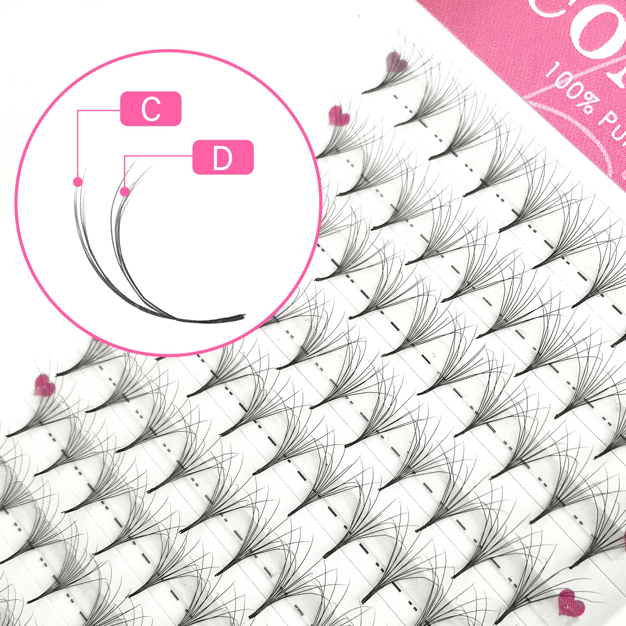 COMANGO bonito abanico de volu - Eyelash Extension Hybrid reseña y precio