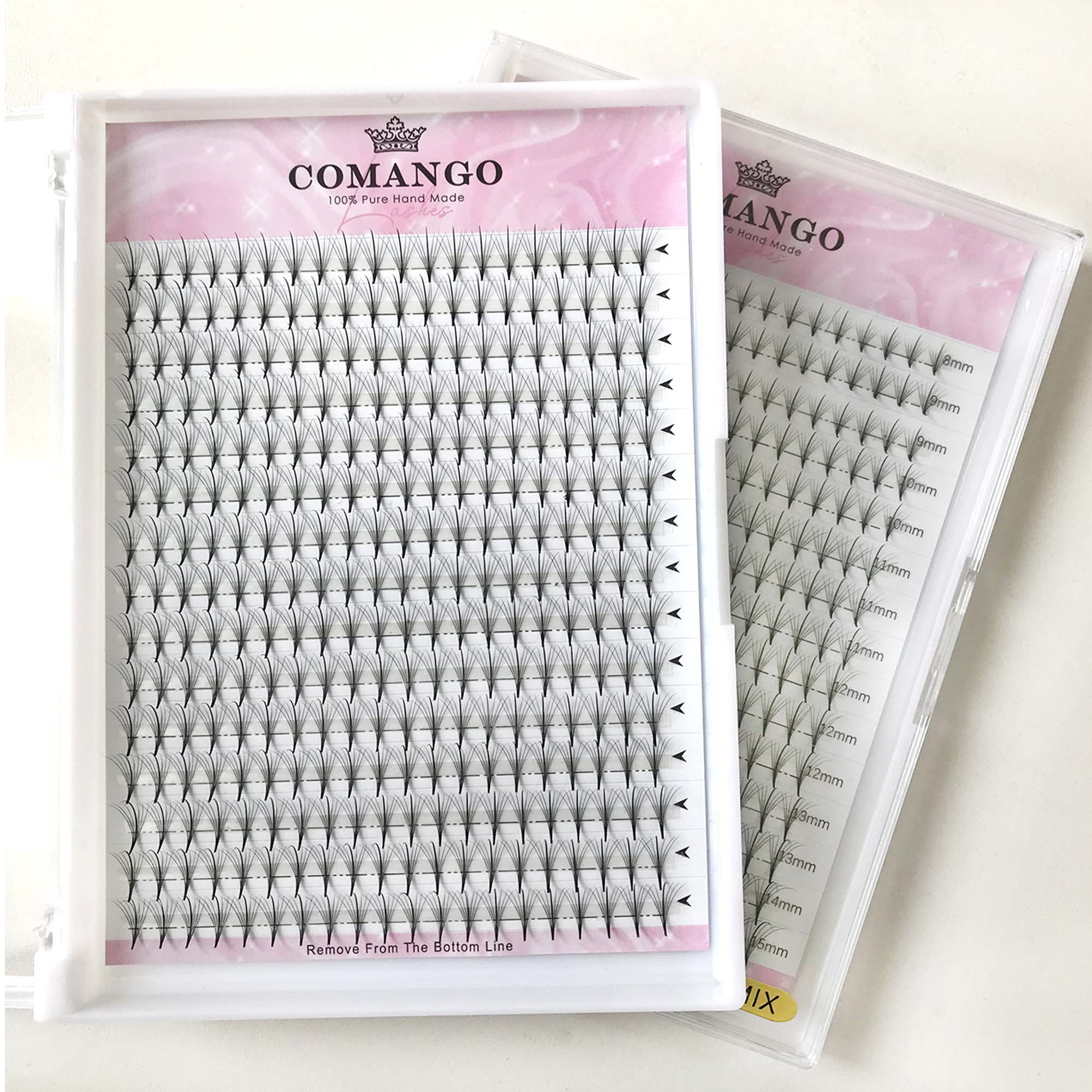 7D 300fans fina base puntiagud - Eyelash Extension Hybrid reseña y precio