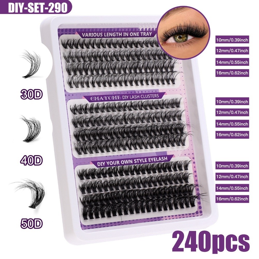 Pestañas Postizas de Aspecto N - Eyelash Extension Natural Look reseña y precio