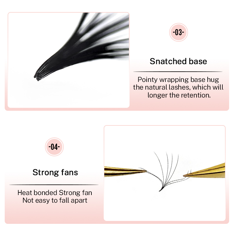 500 pestañas sueltas prefabric - Eyelash Extension Hybrid reseña y precio