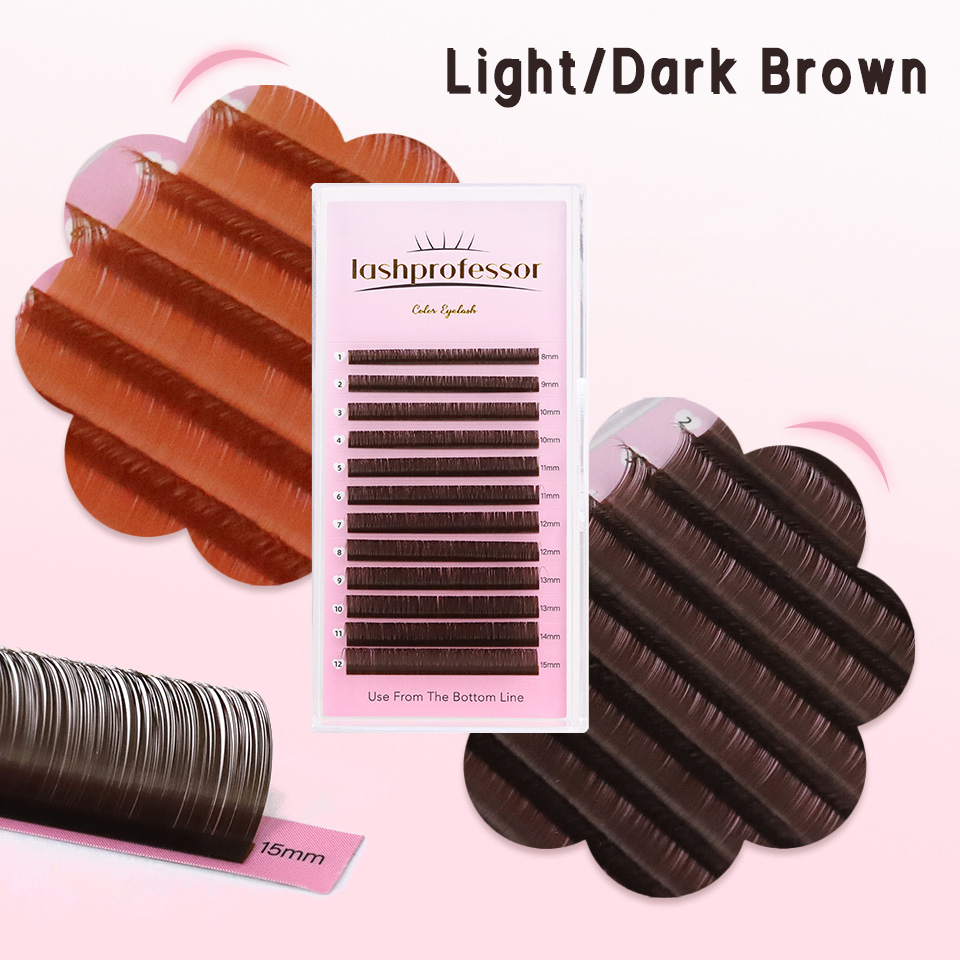 Extensión de pestañas marrón o - Lash Tile Palette reseña y precio